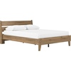 image:imageSignature Design by Ashley Calverson MidCentury Modern King Platform Bed Foundation or Box Spring Not Needed Engineered Wood MDFParticleboardPlywood and Decorative Laminate Dark BrownHoney Brown