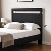 image:imageSignature Design by Ashley Calverson MidCentury Modern King Platform Bed Foundation or Box Spring Not Needed Engineered Wood MDFParticleboardPlywood and Decorative Laminate Dark BrownDark Brown