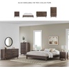 image:imageSignature Design by Ashley Calverson MidCentury Modern King Platform Bed Foundation or Box Spring Not Needed Engineered Wood MDFParticleboardPlywood and Decorative Laminate Dark BrownDark Brown