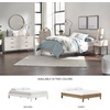 image:imageSignature Design by Ashley Calverson MidCentury Modern King Platform Bed Foundation or Box Spring Not Needed Engineered Wood MDFParticleboardPlywood and Decorative Laminate Dark BrownLight Beige
