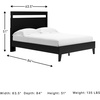 image:imageSignature Design by Ashley Calverson MidCentury Modern King Platform Bed Foundation or Box Spring Not Needed Engineered Wood MDFParticleboardPlywood and Decorative Laminate Dark BrownDark Brown