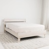 image:imageSignature Design by Ashley Calverson MidCentury Modern King Platform Bed Foundation or Box Spring Not Needed Engineered Wood MDFParticleboardPlywood and Decorative Laminate Dark BrownLight Beige