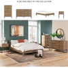 image:imageSignature Design by Ashley Calverson MidCentury Modern King Platform Bed Foundation or Box Spring Not Needed Engineered Wood MDFParticleboardPlywood and Decorative Laminate Dark BrownHoney Brown