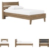 image:imageSignature Design by Ashley Calverson MidCentury Modern King Platform Bed Foundation or Box Spring Not Needed Engineered Wood MDFParticleboardPlywood and Decorative Laminate Dark BrownHoney Brown