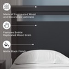 image:imageSignature Design by Ashley Calverson MidCentury Modern King Platform Bed Foundation or Box Spring Not Needed Engineered Wood MDFParticleboardPlywood and Decorative Laminate Dark BrownDark Brown