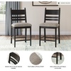image:imageSignature Design by Ashley Counter Height Bar Stools Set of 2 BlackBlack