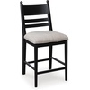 image:imageSignature Design by Ashley Counter Height Bar Stools Set of 2 BlackBlack