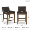 image:imageSignature Design by Ashley Counter Height Bar Stools Set of 2 Wood