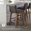 image:imageSignature Design by Ashley Counter Height Bar Stools Set of 2 Wood