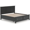 image:imageSignature Design by Ashley Danabrin Wood Queen Panel Bed FrameBlack