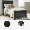 image:imageSignature Design by Ashley Danabrin Wood Queen Panel Bed FrameBlack