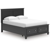 image:imageSignature Design by Ashley Danabrin Wood Queen Panel Bed FrameBlack