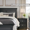 image:imageSignature Design by Ashley Danabrin Wood Queen Panel Bed FrameBlack