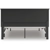 image:imageSignature Design by Ashley Danabrin Wood Queen Panel Bed FrameBlack