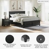 image:imageSignature Design by Ashley Danabrin Wood Queen Panel Bed FrameBlack