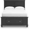 image:imageSignature Design by Ashley Danabrin Wood Queen Panel Bed FrameBlack