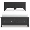 image:imageSignature Design by Ashley Danabrin Wood Queen Panel Bed FrameBlack