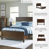 image:imageSignature Design by Ashley Danabrin Wood Queen Panel Bed FrameDark Brown
