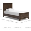 image:imageSignature Design by Ashley Danabrin Wood Queen Panel Bed FrameDark Brown