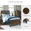 image:imageSignature Design by Ashley Danabrin Wood Queen Panel Bed FrameDark Brown