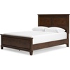 image:imageSignature Design by Ashley Danabrin Wood Queen Panel Bed FrameDark Brown