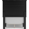 image:imageSignature Design by Ashley Danabrin Wood Queen Panel Bed FrameJet Black
