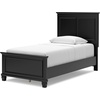 image:imageSignature Design by Ashley Danabrin Wood Queen Panel Bed FrameJet Black
