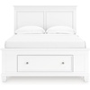 image:imageSignature Design by Ashley Danabrin Wood Queen Panel Bed FrameWhite