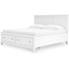 image:imageSignature Design by Ashley Danabrin Wood Queen Panel Bed FrameWhite