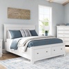 image:imageSignature Design by Ashley Danabrin Wood Queen Panel Bed FrameWhite