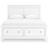 image:imageSignature Design by Ashley Danabrin Wood Queen Panel Bed FrameWhite