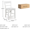 image:imageSignature Design by Ashley Farmhouse Bar Stools Counter Height Set of 2