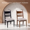 image:imageSignature Design by Ashley Farmhouse Upholstered Dining Chair Set of 2Black