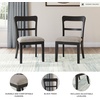 image:imageSignature Design by Ashley Farmhouse Upholstered Dining Chair Set of 2BlackGray