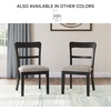 image:imageSignature Design by Ashley Farmhouse Upholstered Dining Chair Set of 2BlackGray