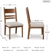 image:imageSignature Design by Ashley Farmhouse Upholstered Dining Chair Set of 2Brown