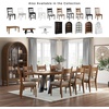 image:imageSignature Design by Ashley Farmhouse Upholstered Dining Chair Set of 2Brown