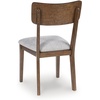 image:imageSignature Design by Ashley Farmhouse Upholstered Dining Chair Set of 2WalnutGray