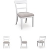 image:imageSignature Design by Ashley Farmhouse Upholstered Dining Chair Set of 2WhiteGray