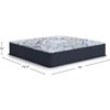image:imageSignature Design by Ashley Firm Luxe 20 15 Inch Hybrid Gel Latex Mattress with Edge Support Pressure Relief and Temperature Regulating King