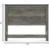 image:imageSignature Design by Ashley Frandern Rustic Panel Headboard with Nailhead Queen Gray