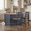 image:imageSignature Design by Ashley Gesthaven Counter Height Barstools Set of 2Light Brown  Blue