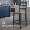image:imageSignature Design by Ashley Gesthaven Counter Height Barstools Set of 2Light Brown  Blue