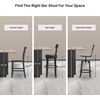 image:imageSignature Design by Ashley Gesthaven Counter Height Barstools Set of 2Light Brown  Blue