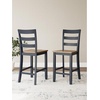 image:imageSignature Design by Ashley Gesthaven Counter Height Barstools Set of 2Light Brown  Blue