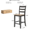 image:imageSignature Design by Ashley Gesthaven Counter Height Barstools Set of 2Light Brown  Dark Brown