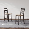 image:imageSignature Design by Ashley Gesthaven Counter Height Barstools Set of 2Light Brown  Dark Brown