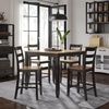image:imageSignature Design by Ashley Gesthaven Counter Height Barstools Set of 2Light Brown  Dark Brown