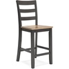 image:imageSignature Design by Ashley Gesthaven Counter Height Barstools Set of 2Light Brown  Dark Brown