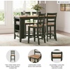 image:imageSignature Design by Ashley Gesthaven Counter Height Barstools Set of 2Light Brown  Green
